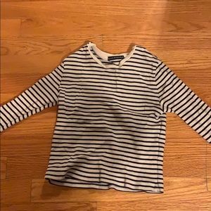 never worn brandy melville stripped long sleeve